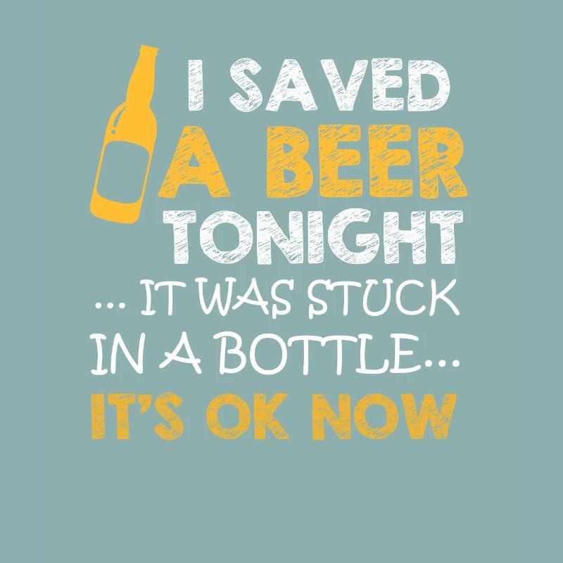 Ich rette ein Bier es steckt in einer Flasche fest