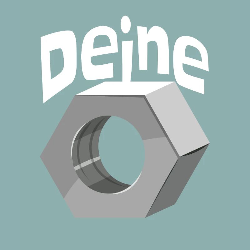 Deine Mutter Schraubenmutter Schlosser Handwerker