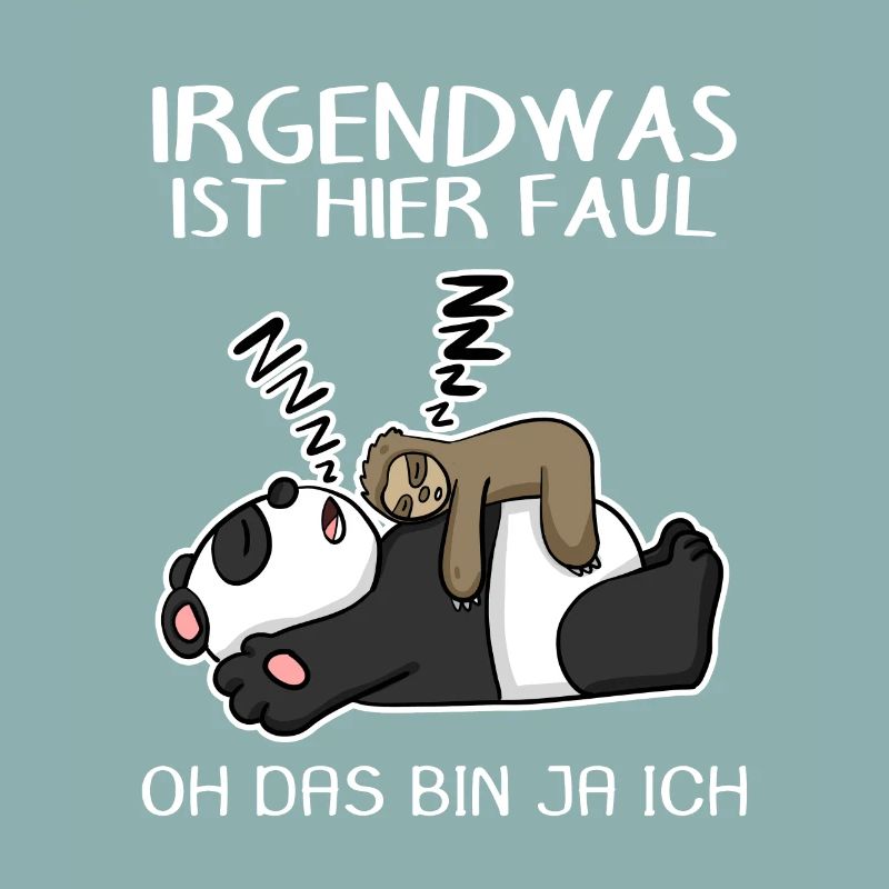 Faultier Spruch Panda Bär