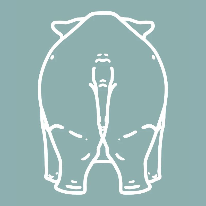 Nashorn Hintern