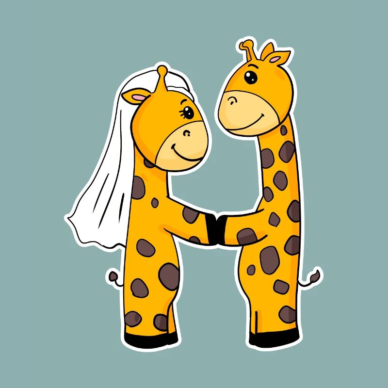 Married giraffes
