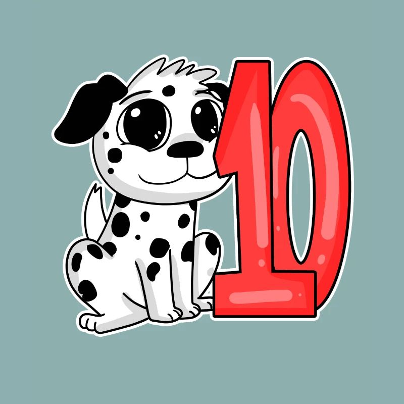 10 ans - Dalmatien - 10ème naissance