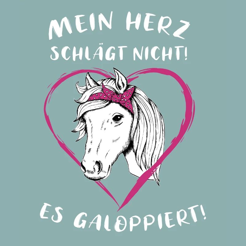 Pferde Herz Reiterin Geschenkidee