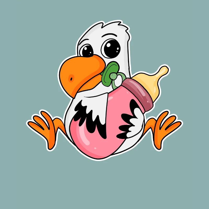 Baby Möwe