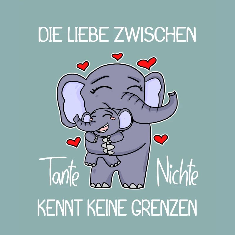 Tante und Nichte Bindung Beste Freunde Elefanten