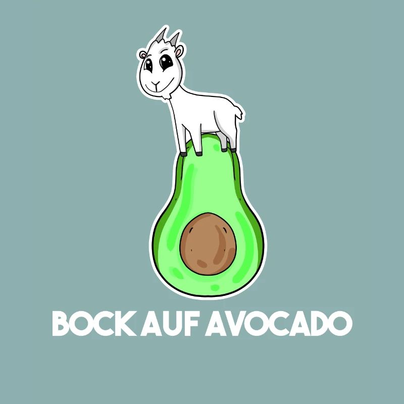 Bock auf Avocado - Ziege Ziegenbock
