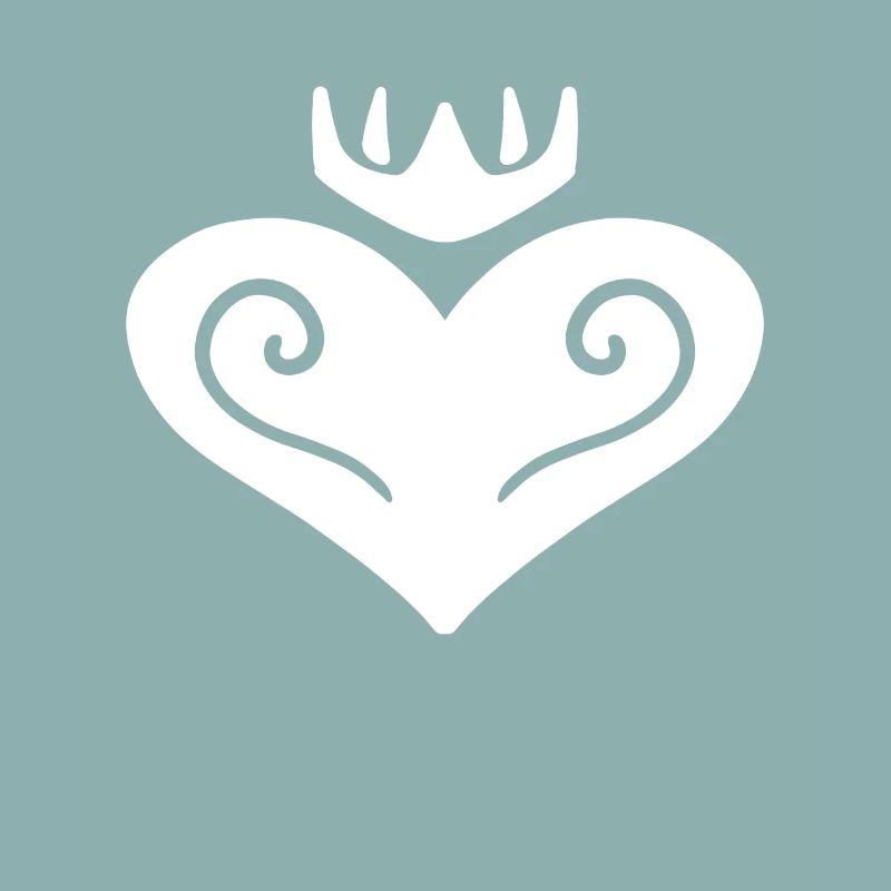 Heart Crown White