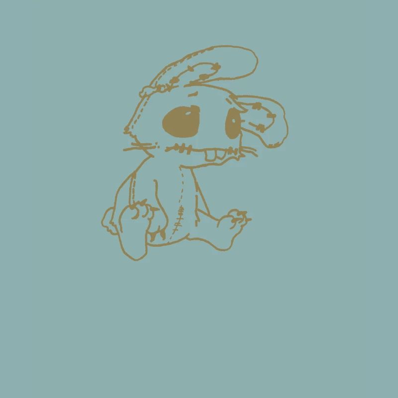 Sad Rabbit - lustiges Emo Häschen