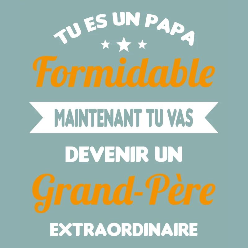 Futur grand-père cadeau annonce de grossesse