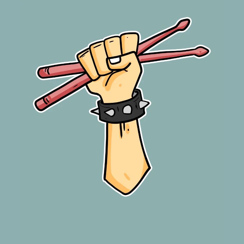 Drummer Schlagzeuger Drummer Sticks