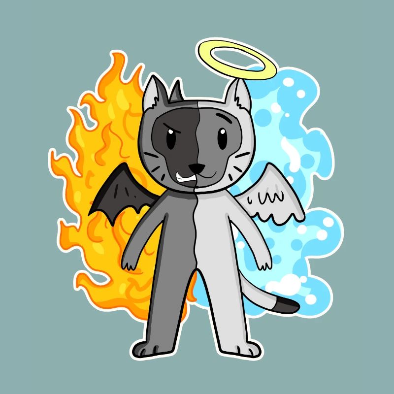 Katze Katzenrasse Birma - Engel und Teufel