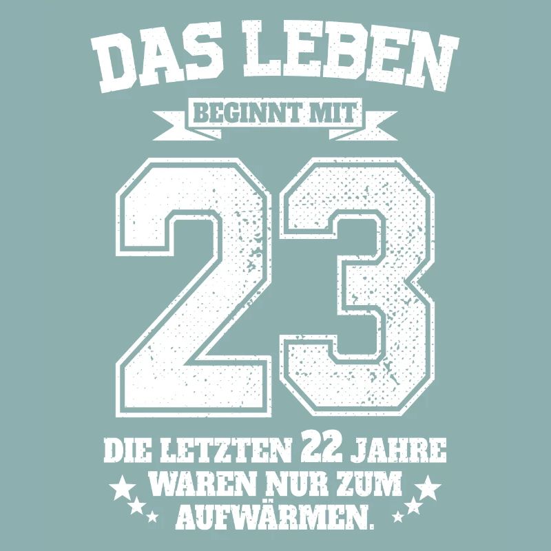 23. Geburtstag Geschenk Das Leben Beginnt Mit 23