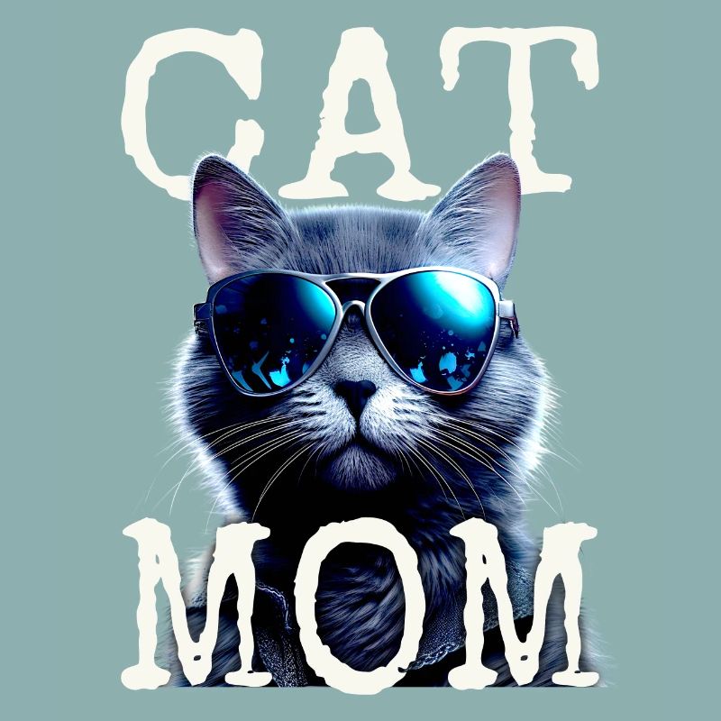 Chat Maman Chats Maman Chat Mère Fête des mères Chat
