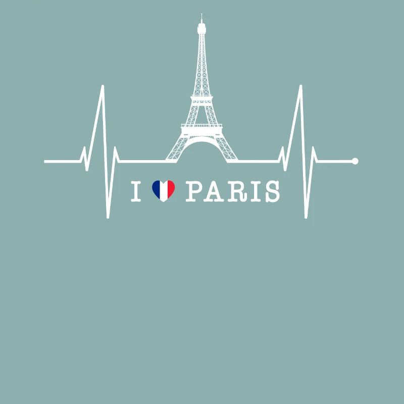 Paris Skyline Herzschlag Eiffelturm Frankreich