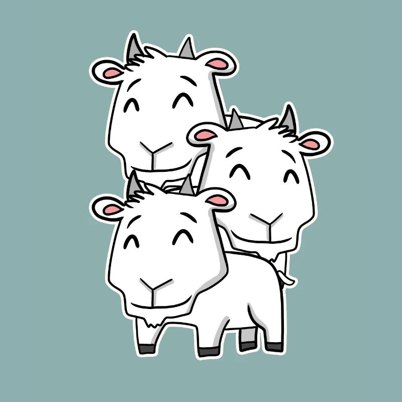 Ziege Motiv