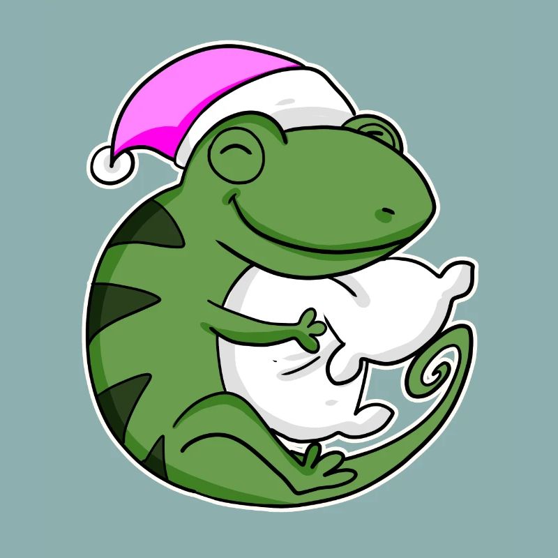 Chameleon fatigué Sleep In
