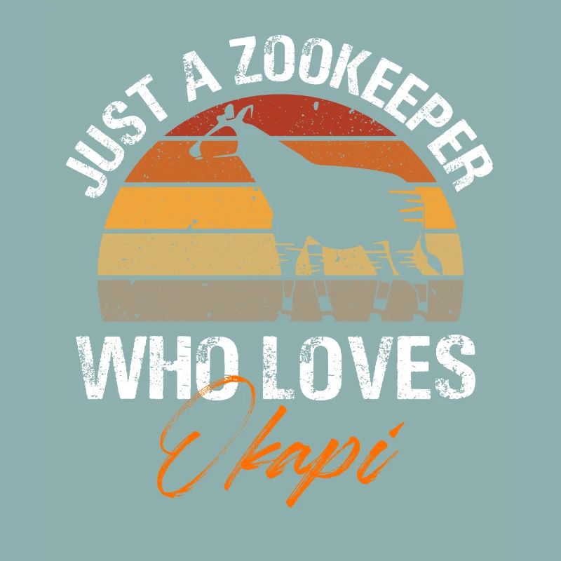 juste un gardien de zoo qui aime l’okapi Design pour un