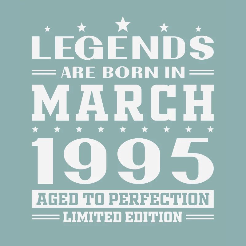 1995 March Vintage Birthday Gift