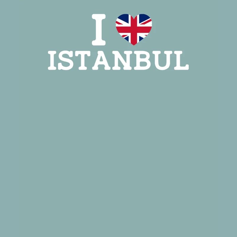 J’aime Istanbul Cool Wrong Flag Royaume-Uni Lover Heart