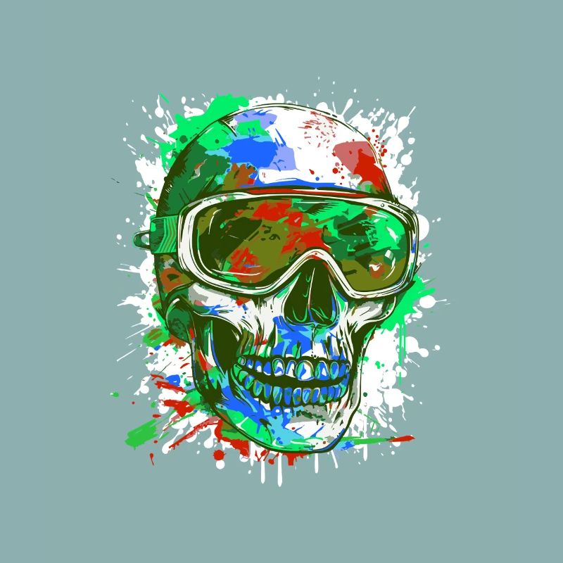 Ski Skull Ski Goggles