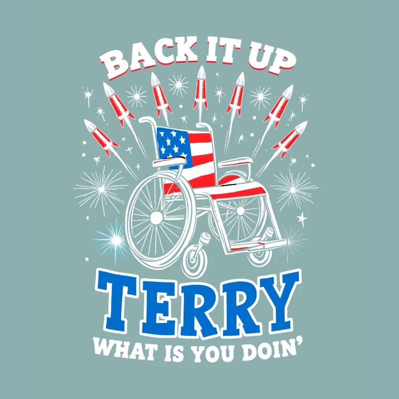 Fauteuil roulant de feux d’artifice Back It Up Terry