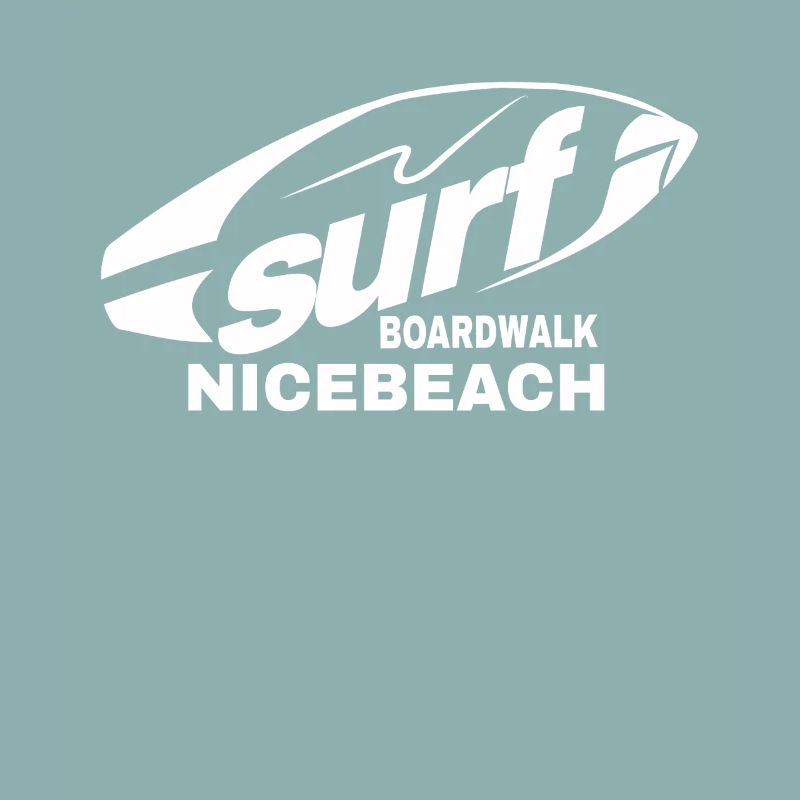 Surf Boardwalk Nicebeach Retro Sommer Vibes