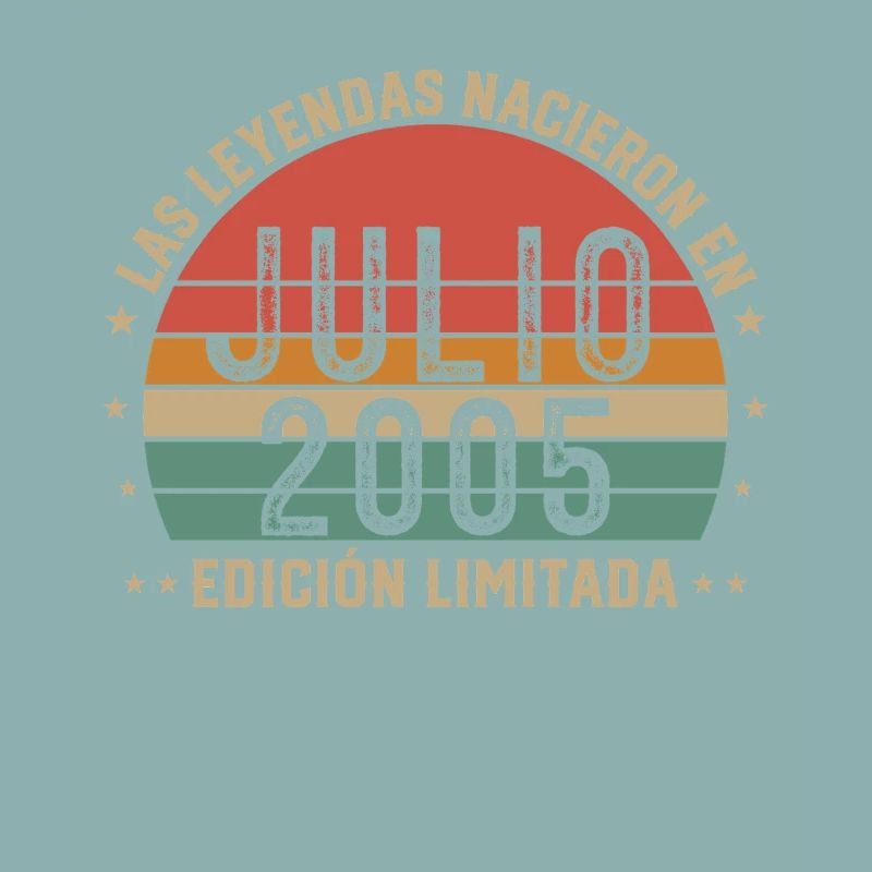 Juli 2005 Vinatge Retro Geburtstagsgeschenk