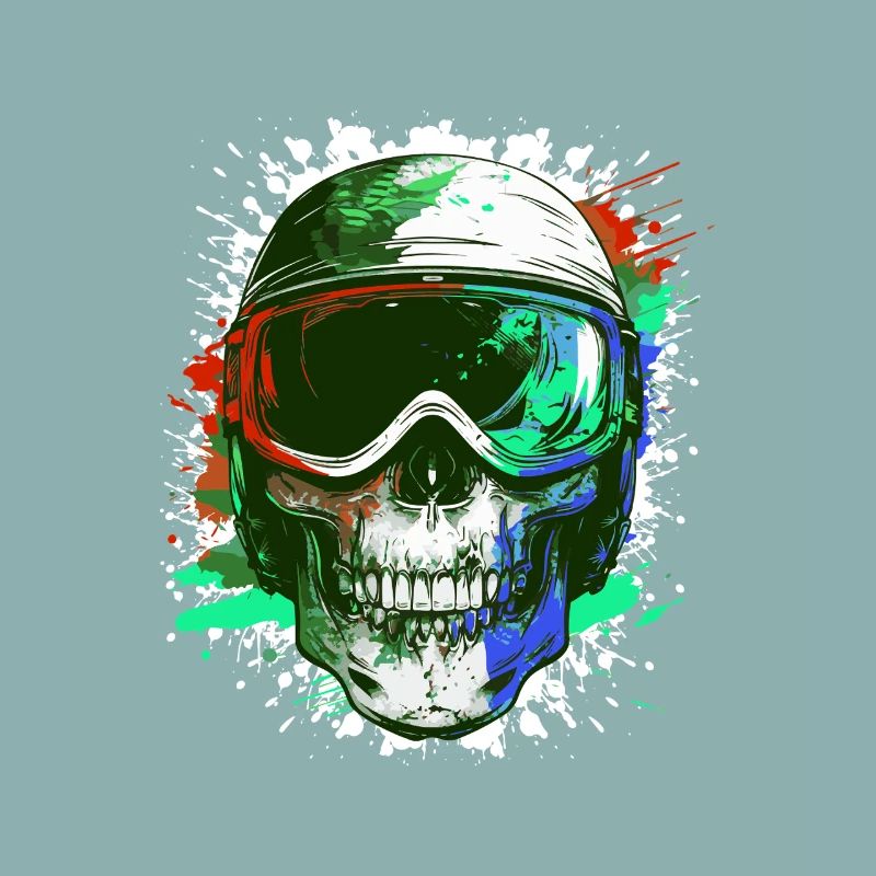 Ski Skull Ski Goggles