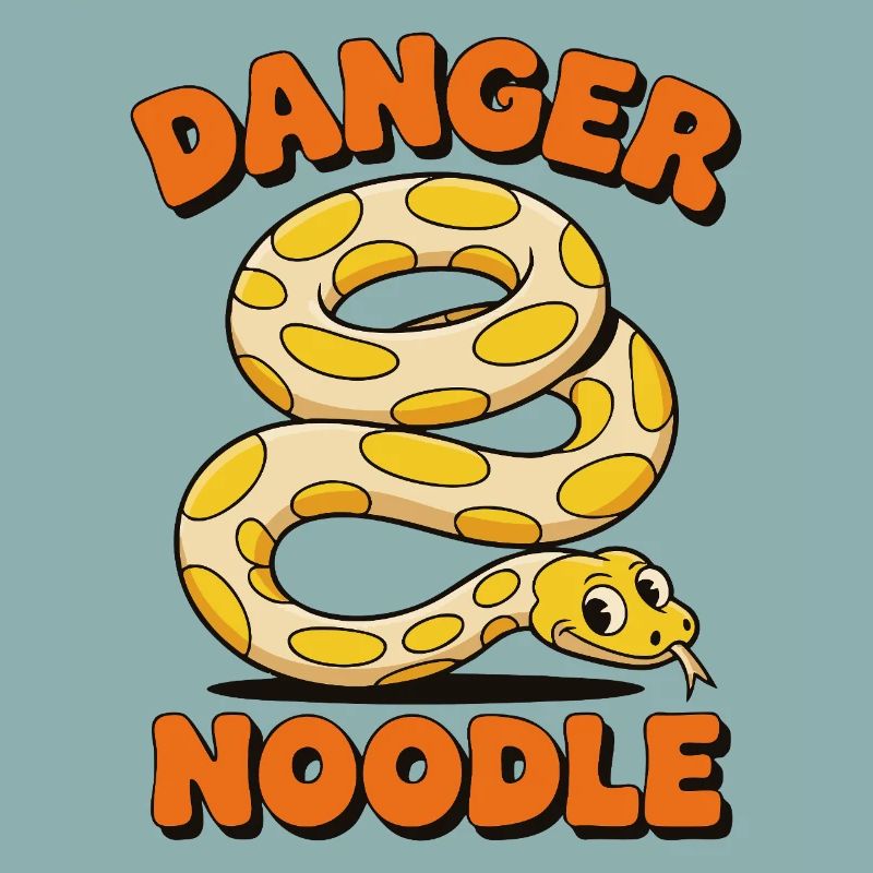 Danger Noodle - Conception de serpent amusante