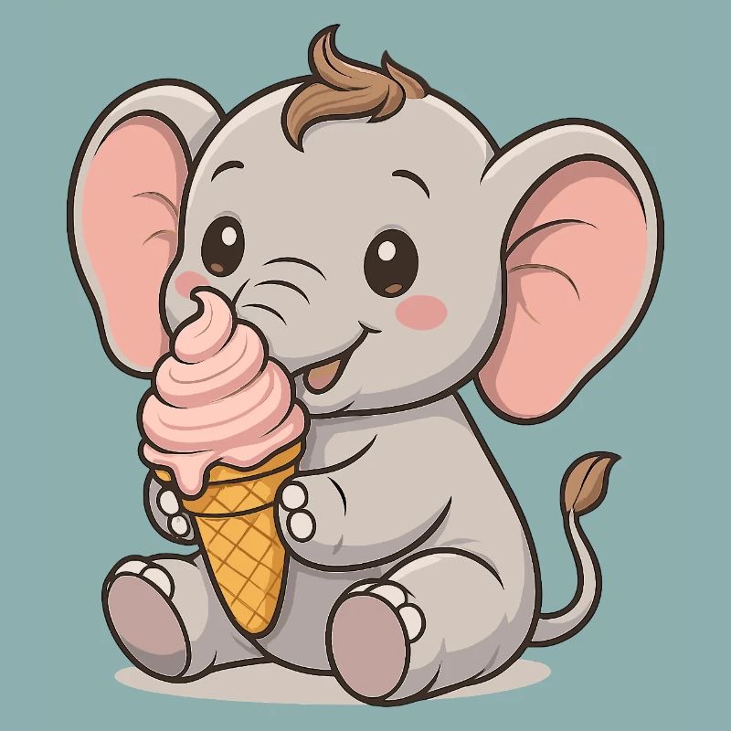 Eiszeit mit Elefant