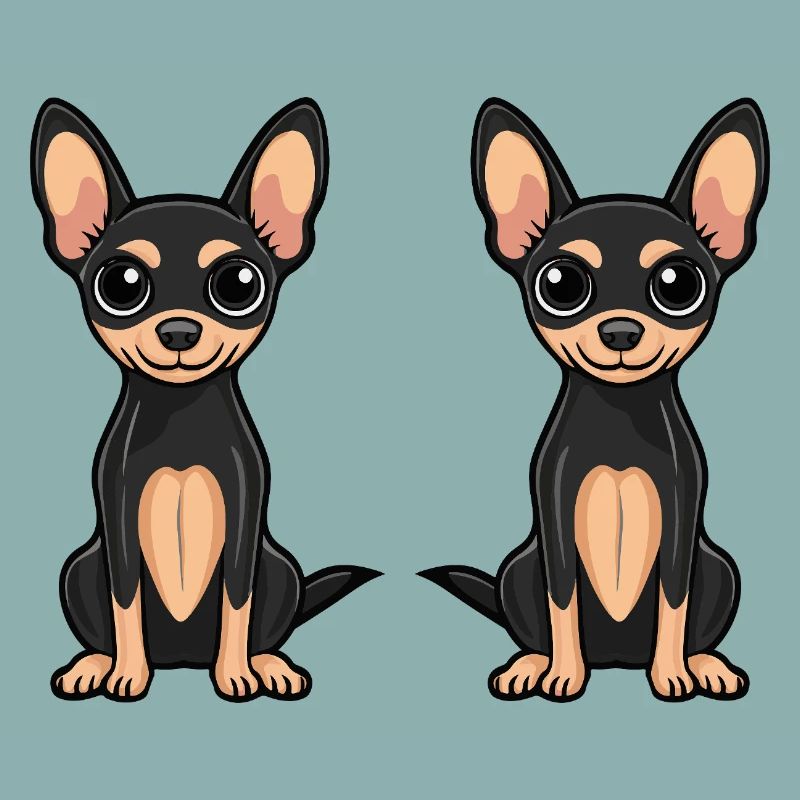 Pinscher Dog Comic