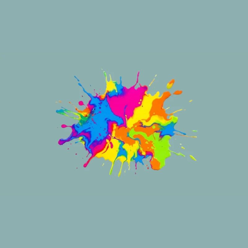 Regenbogenfarbe-Spritzexplosion