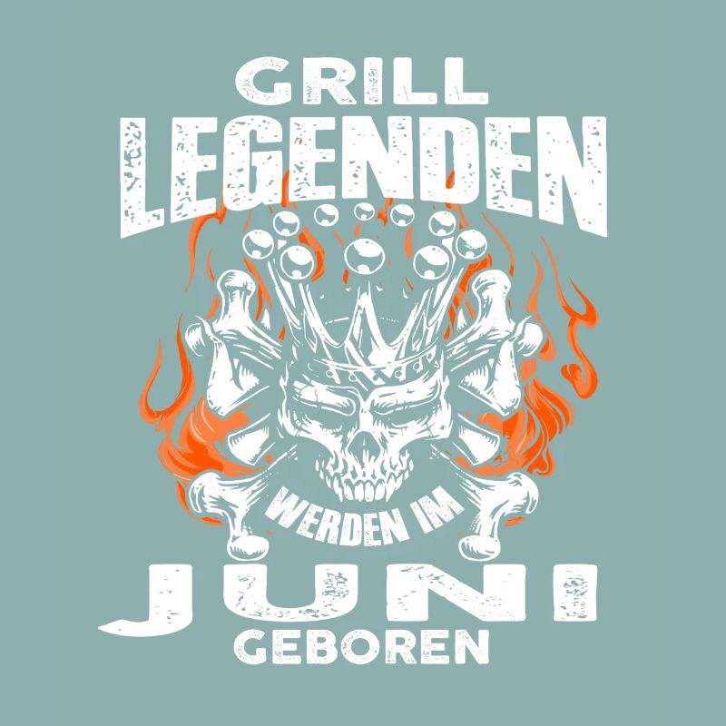 Juni - Geburtstag - Grill - Legende - DE
