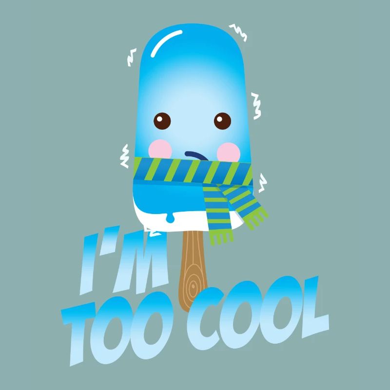 Drôle de cool sort mignon crème glacée en été