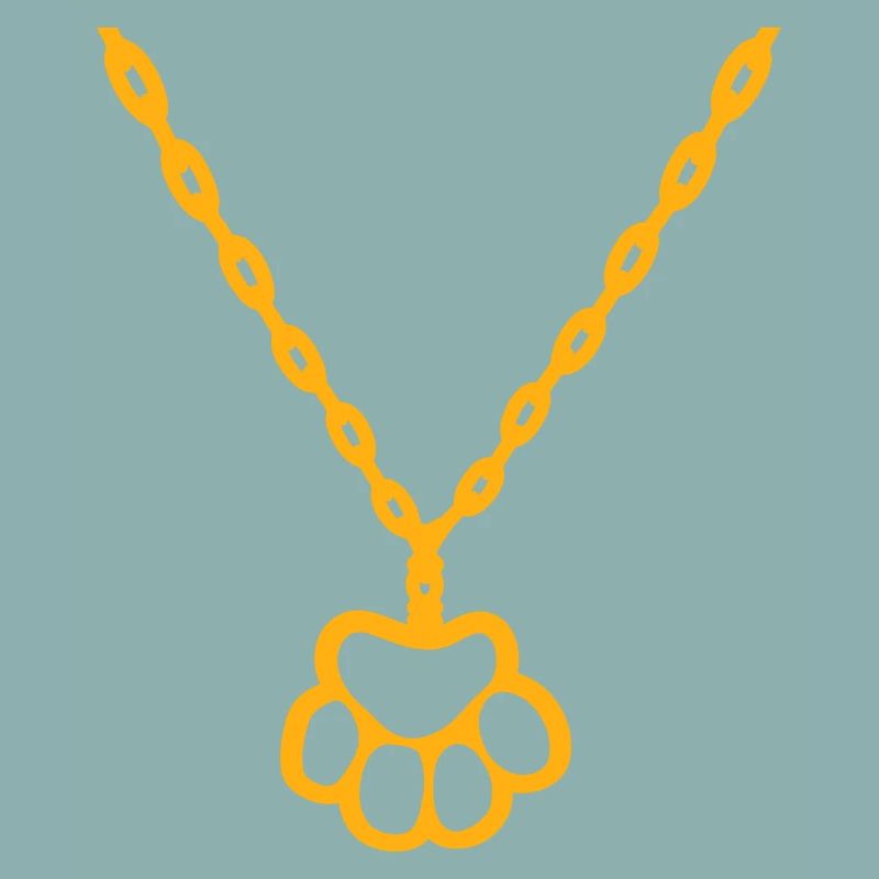 Chat patte chien animal collier ras de cou bijoux