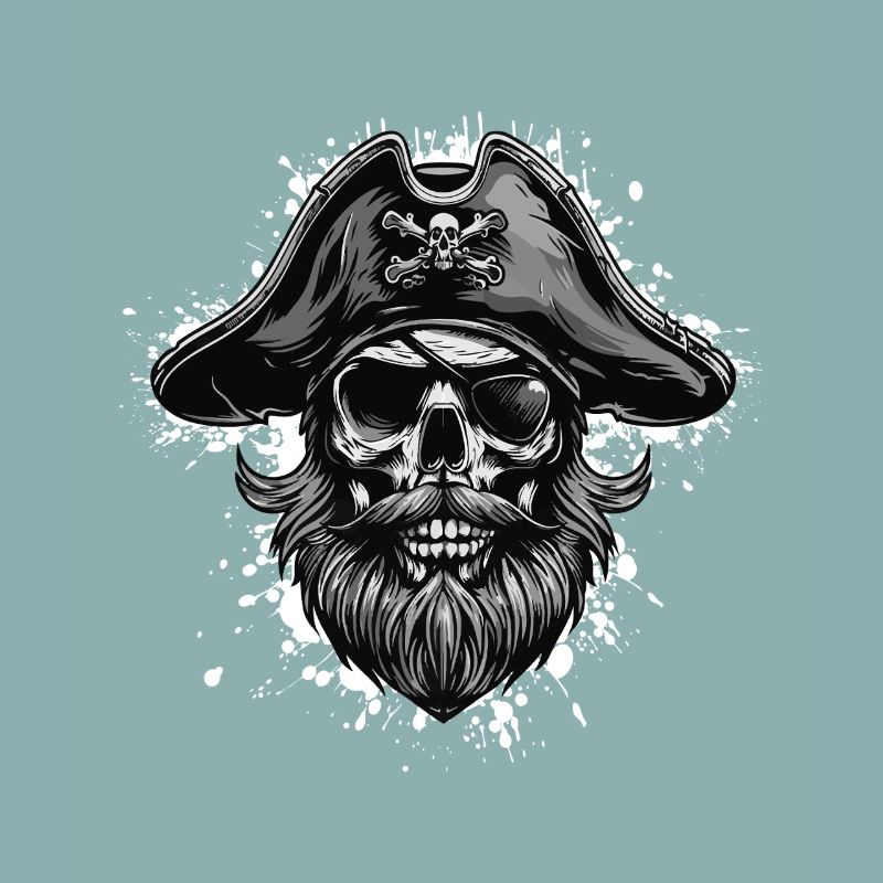 Capitaine Crâne de pirate