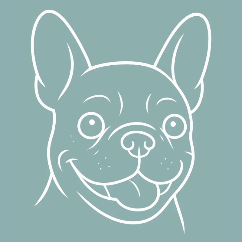 TinyPaws Black & White Edition Bulldogge Style w