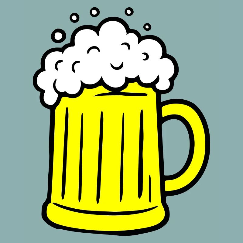 Bier Comic Bierglas