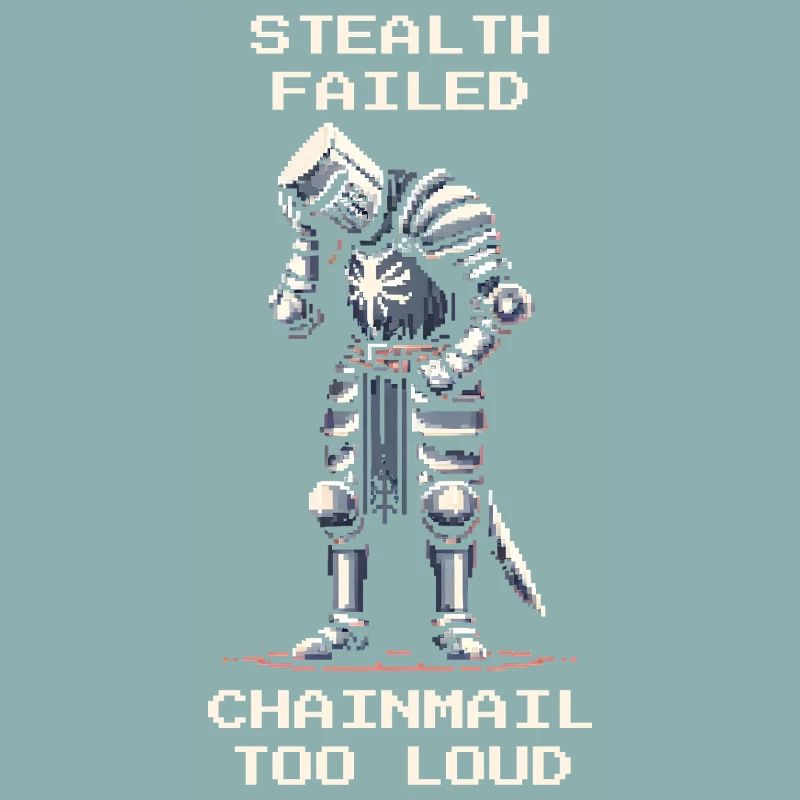 Stealth failed | Chainmail too loud - Knight