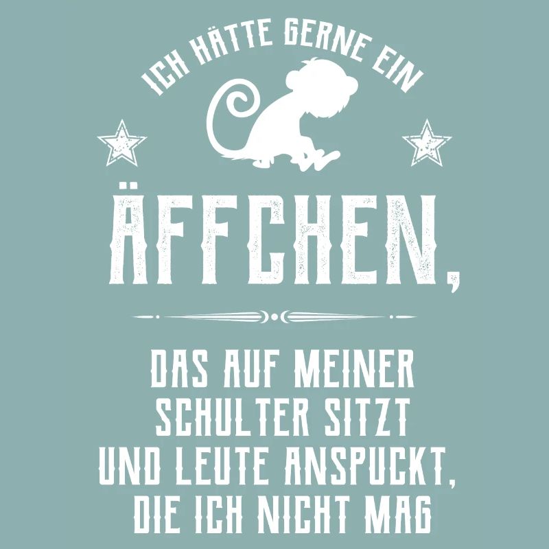 Äffchen auf Schulter