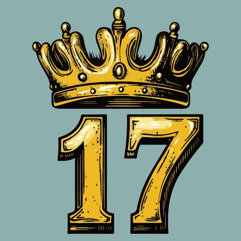 17 Zahl Krone