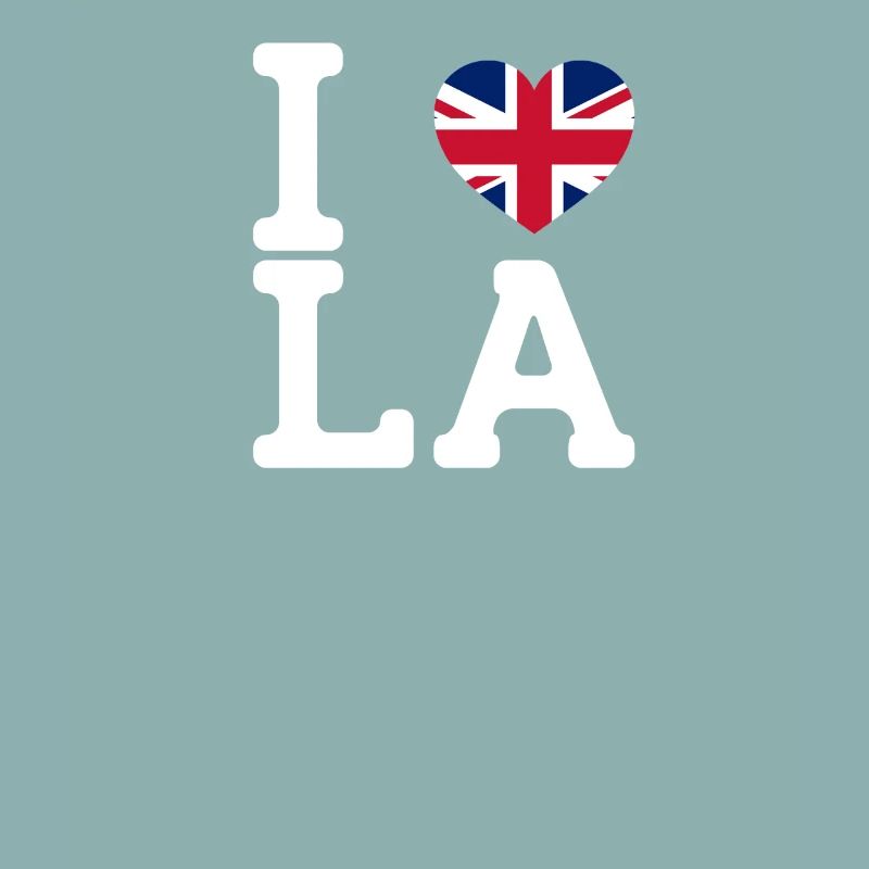 J’aime LA Cool Wrong Flag Royaume-Uni Lover Pun
