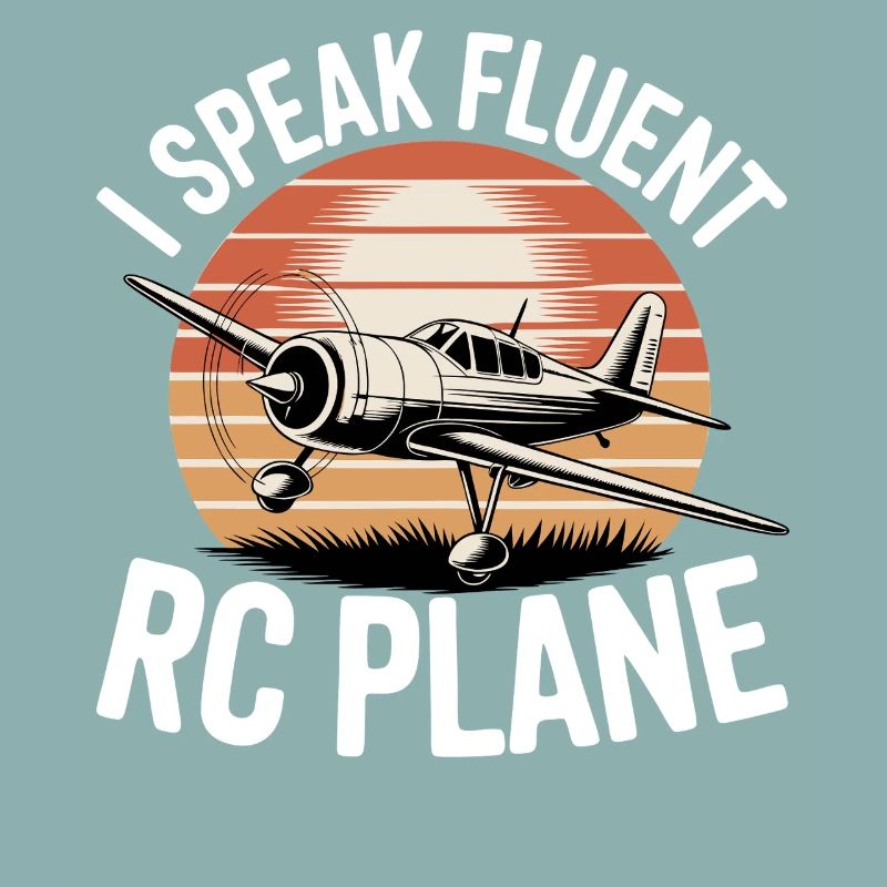 Ich spreche fließend rc Flugzeug Flugzeug Pilot Luftfahrt