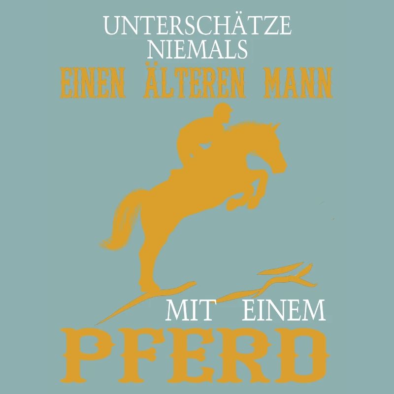 Alter Mann Pferd