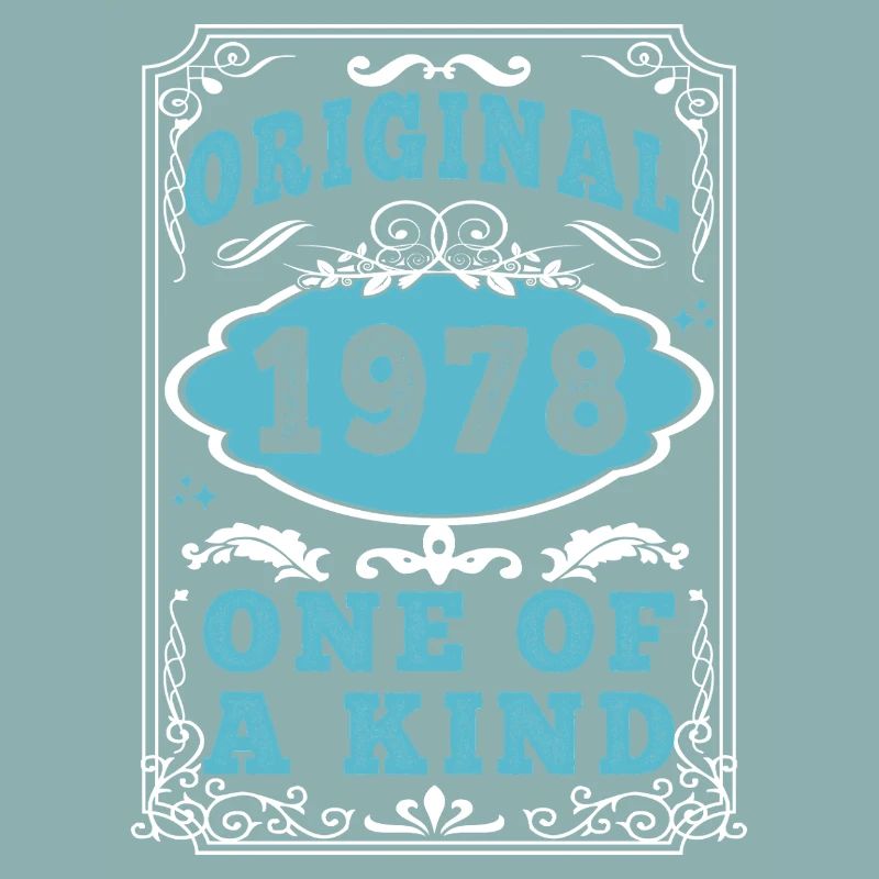 Original 1978 Vintage retro. Tshirt anniversaire 2