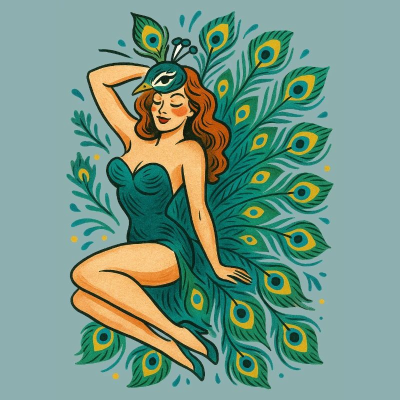 Pin-up paon