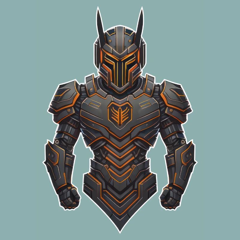 Tech-Krieger-Charakter