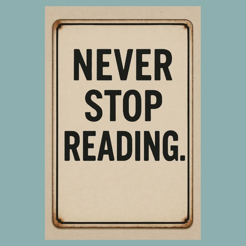 N’arrêtez jamais de lire