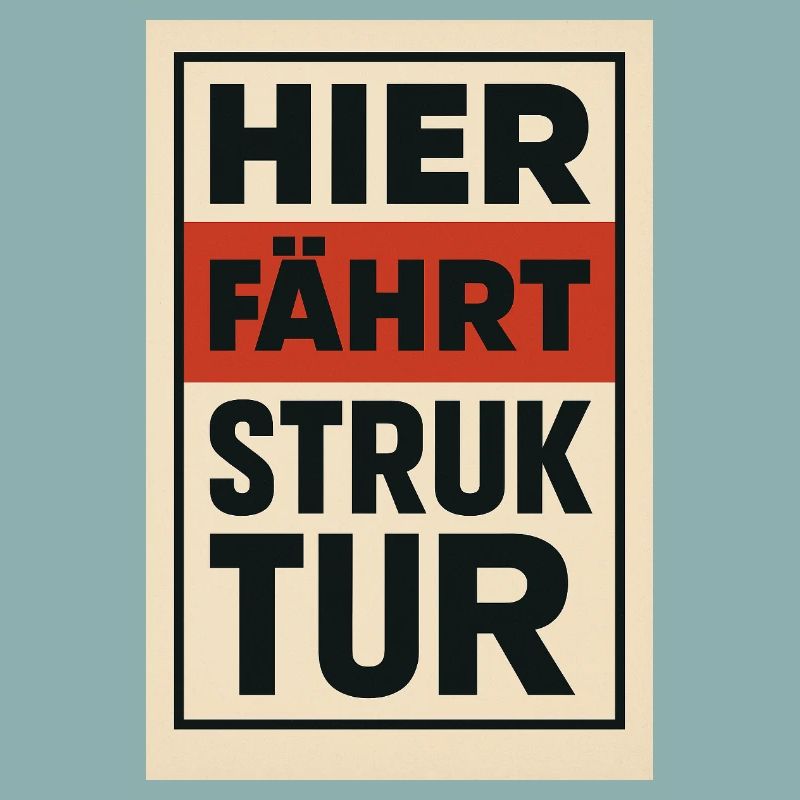 Here Drives Structure 1930s Poster