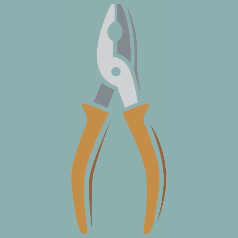 Stylish pliers vector – tool design for handwovens